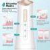 FlossJet Idropulsore Dentale Portatile Irrigatore Orale Professionale 4 Modalità e Capacità 300ML Elettrico Water Flosser Pulizia Denti Tartaro Ricaricabile Impermeabile IPX7 per Viaggi a Casa Bianco