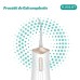 FlossJet 5 punte di ricambio per filo interdentale FlossJet Water Flossers, punte di ricarica per FlossJet, compatibili con irrigatori orali e filo interdentale FlossJet